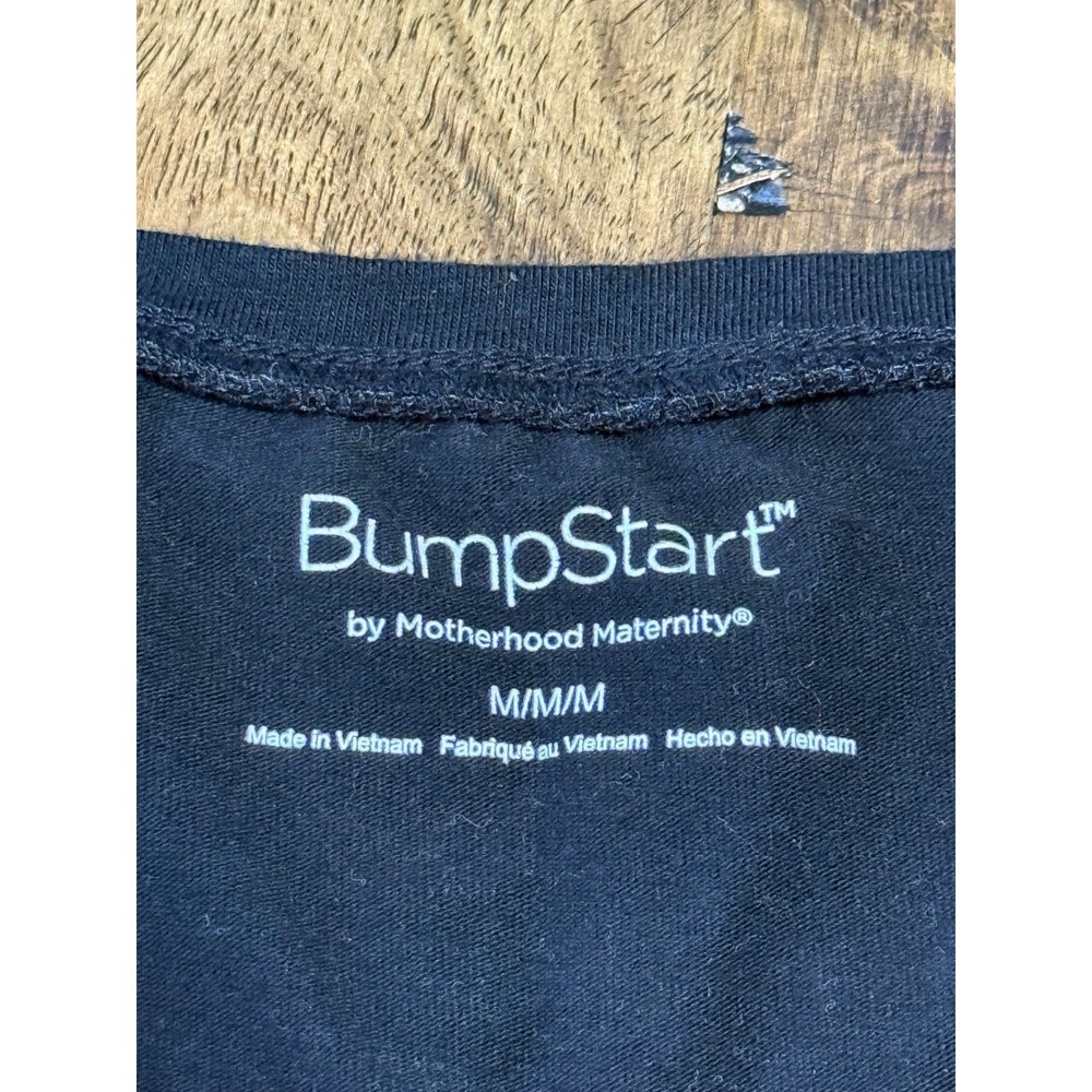 EUC Womens BUMPSTART motherhood maternity black set dress tank leggings top sz M - Picture 5 of 16